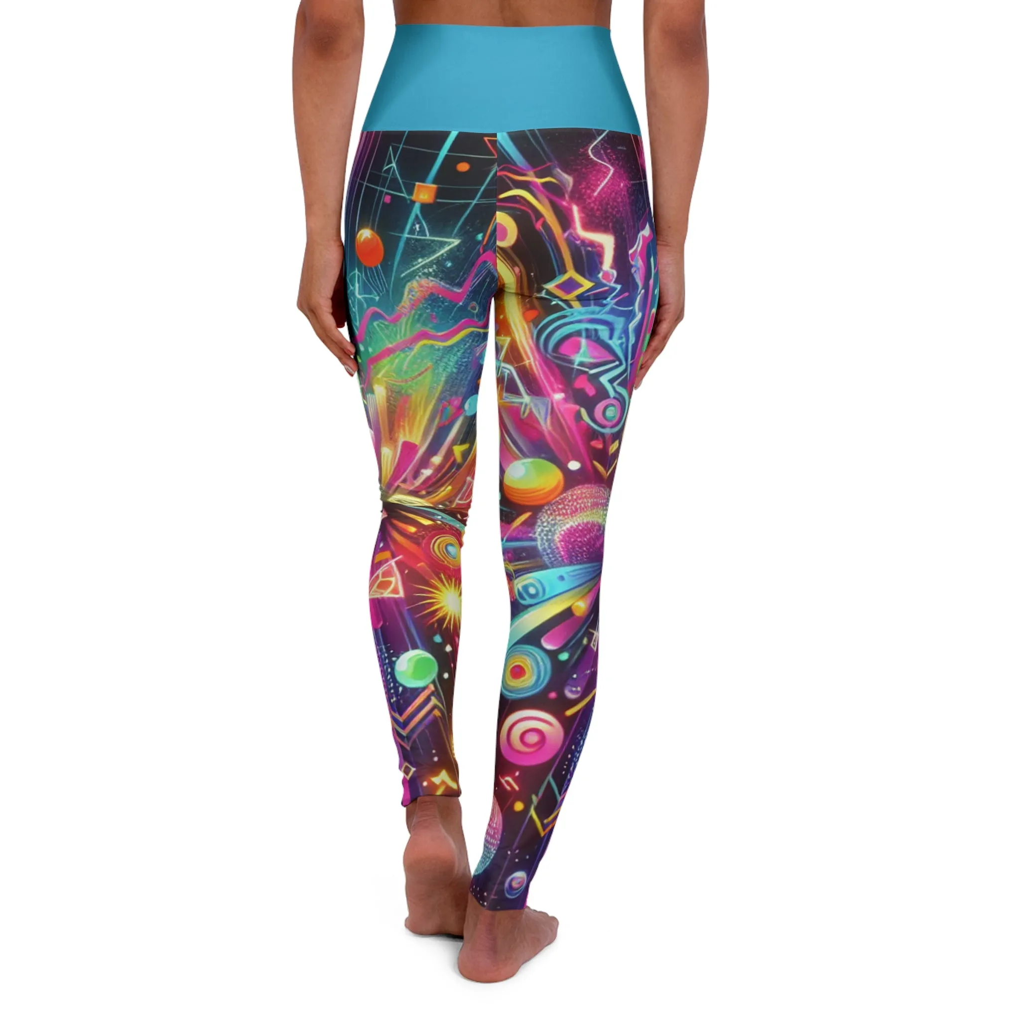 80s High Waisted Yoga Leggings