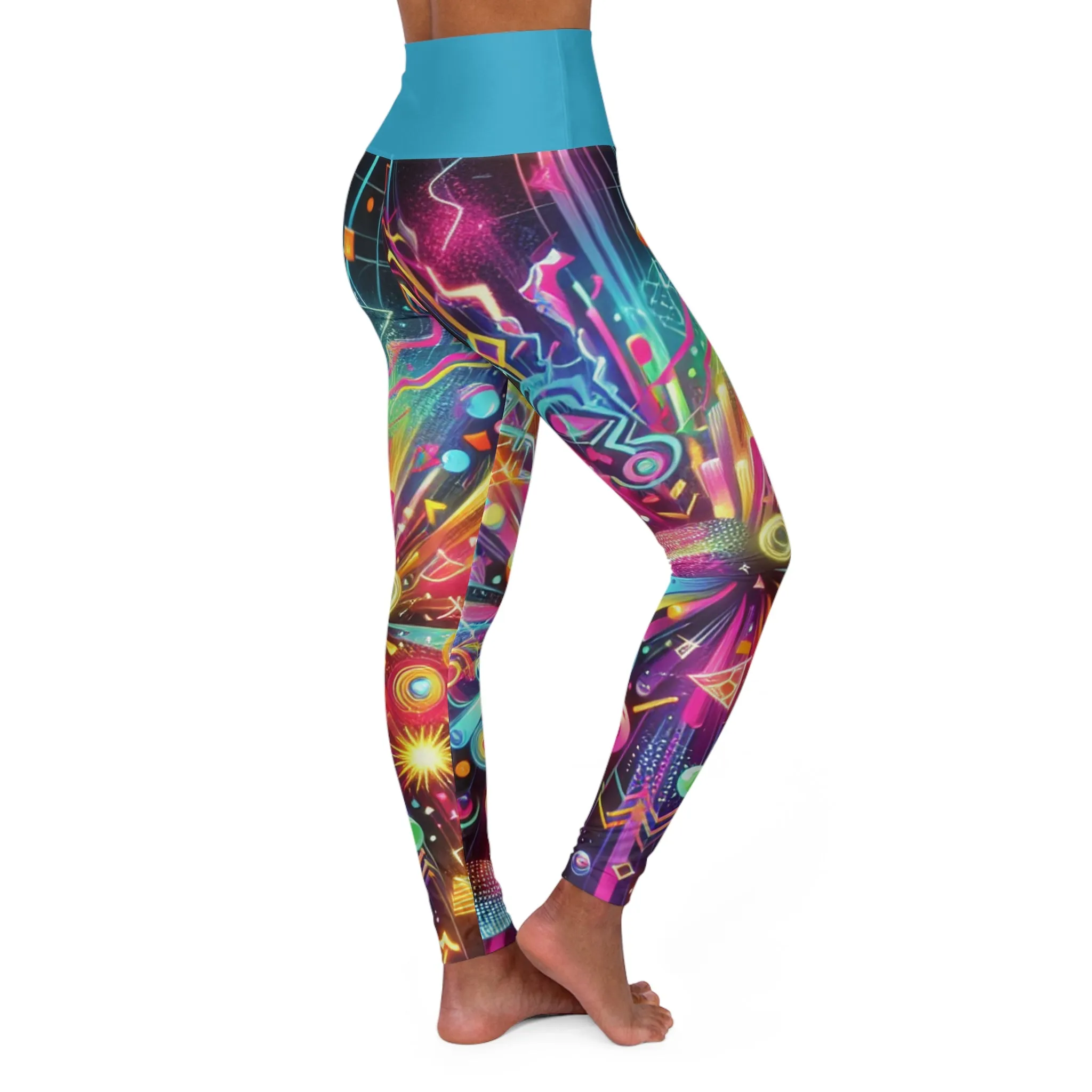 80s High Waisted Yoga Leggings