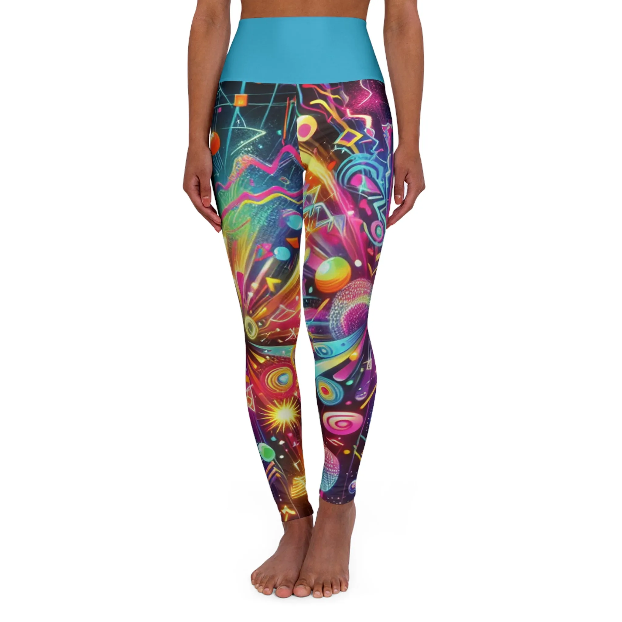 80s High Waisted Yoga Leggings