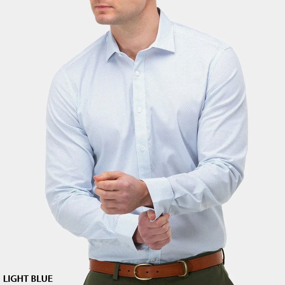 Brooksfield Stretch Print Shirt