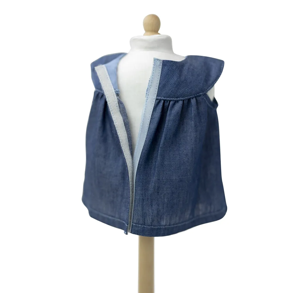 Butterfly trousers with blouse (doll size for 10 to 15inch inches / 27 to 39cm)