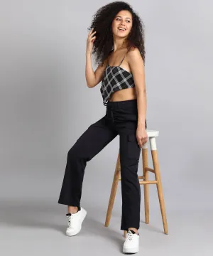 Casual High-Waisted Parallel Cargo Pants
