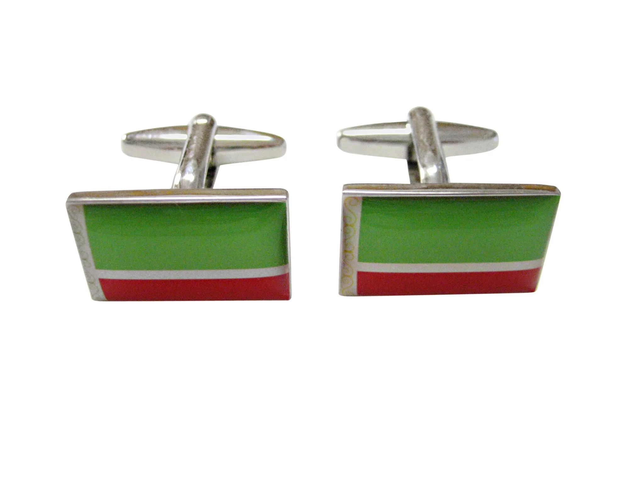 Chechnya Flag Cufflinks
