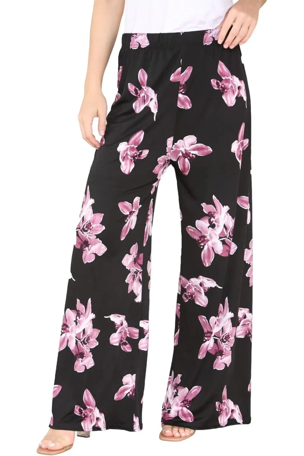 Floral Print Palazzo Trouser