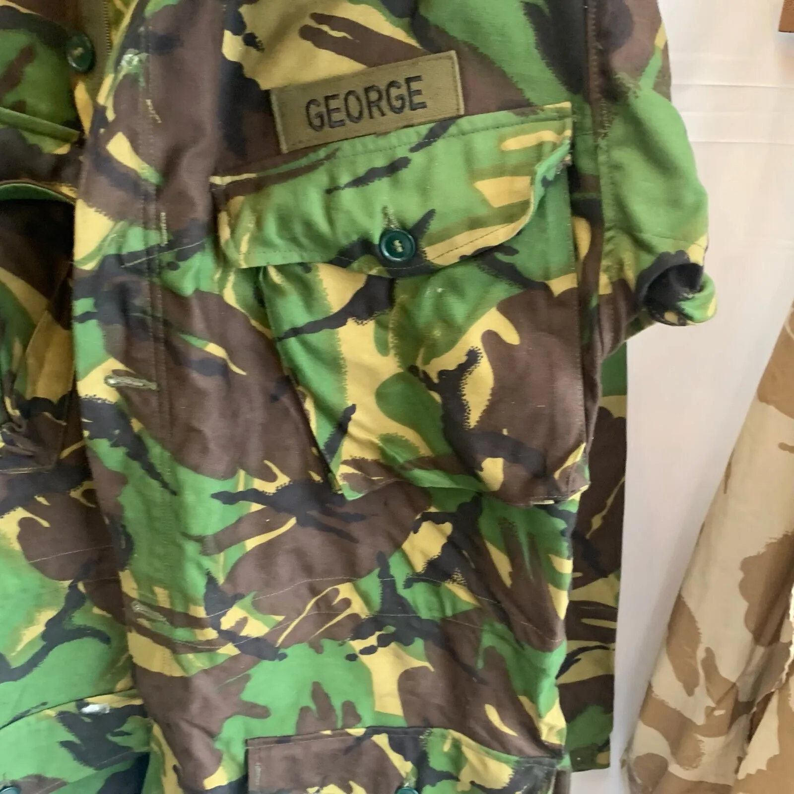 Genuine British Army Jungle DPM Camouflage Smock Combat Jacket - Size 190/104