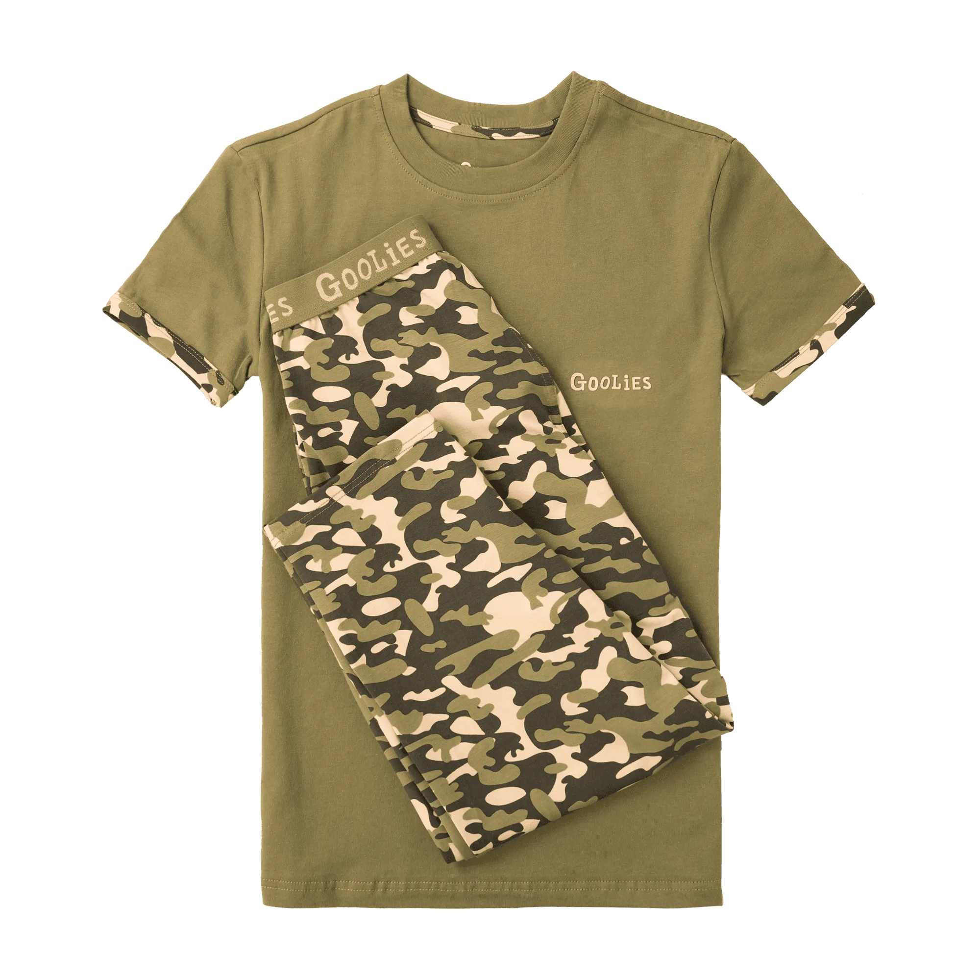 Goolies (Kids) Long Pyjamas - Commando - Trousers & T-Shirt