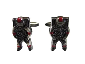 Gunmetal Toned Space Astronaut Cufflinks