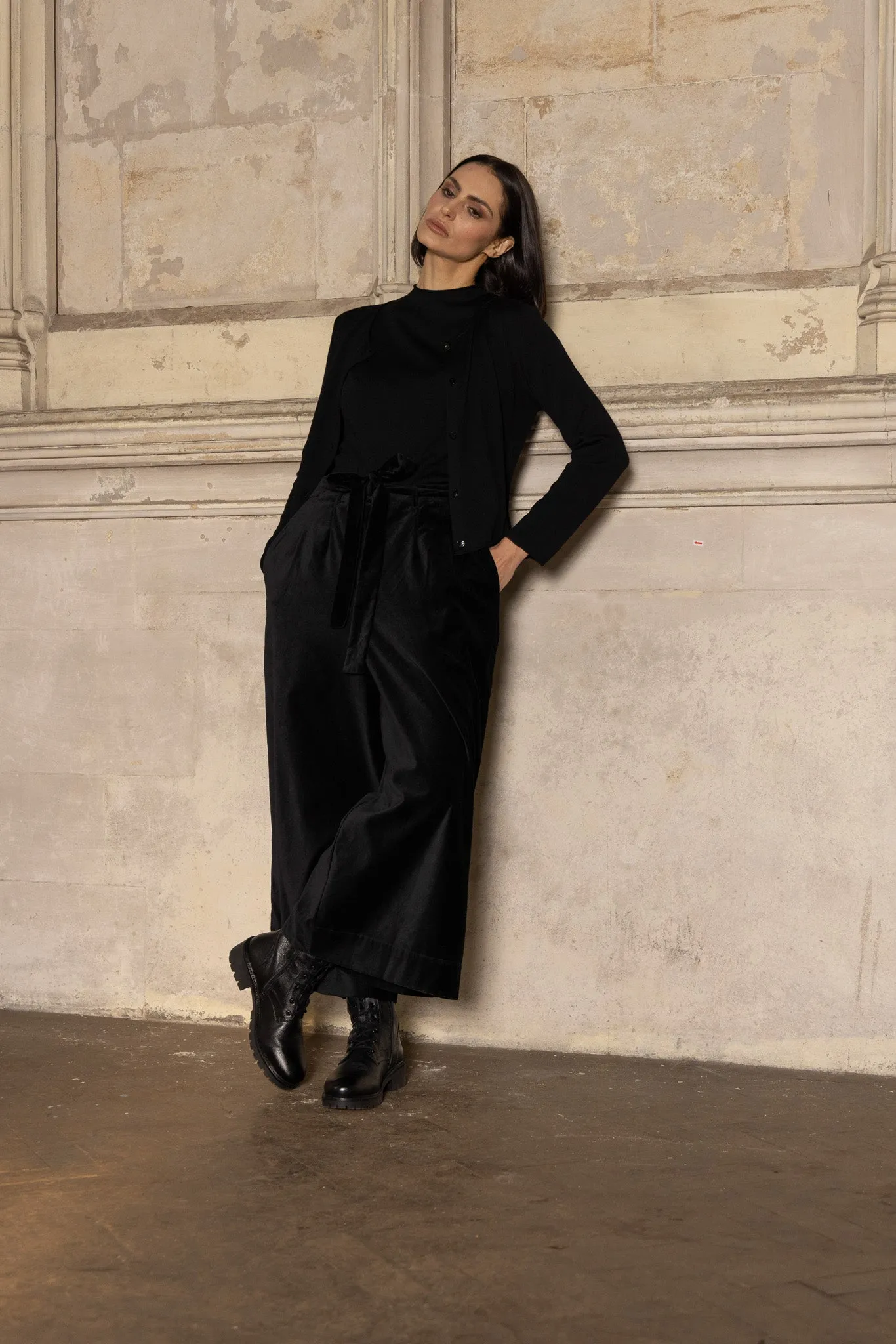 Harriet Trouser - Cotton Velvet