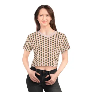 Hearts Crop Tee for Trendy Fashion