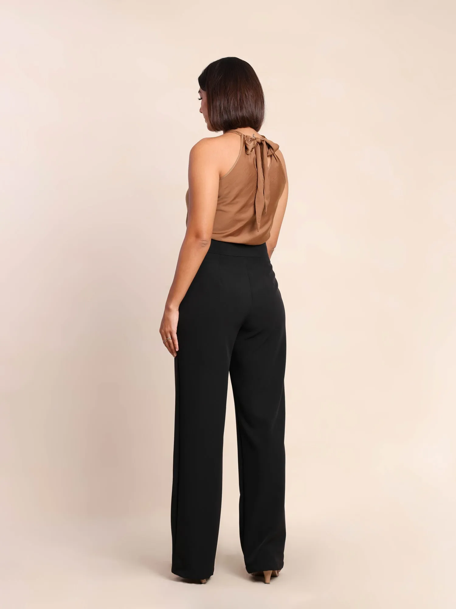 High Waist Straight Leg Pant