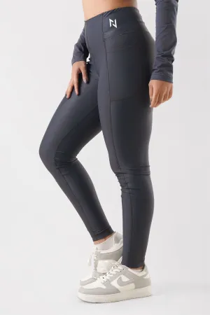 High Waisted Leggings Charcoal