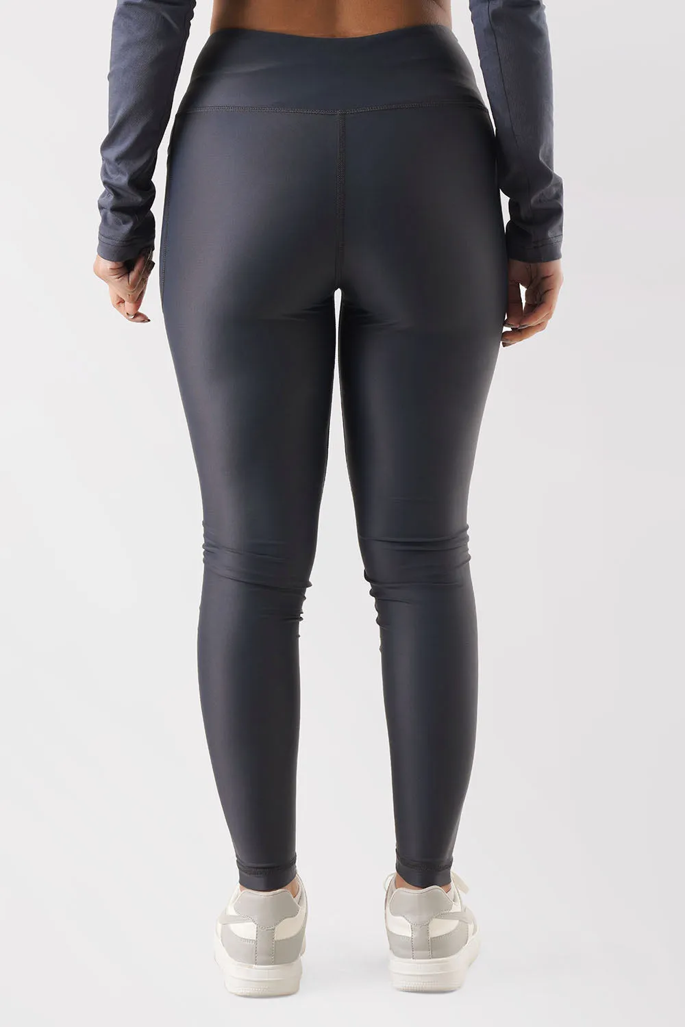 High Waisted Leggings Charcoal