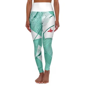 High Waisted Yoga Leggings (AOP)