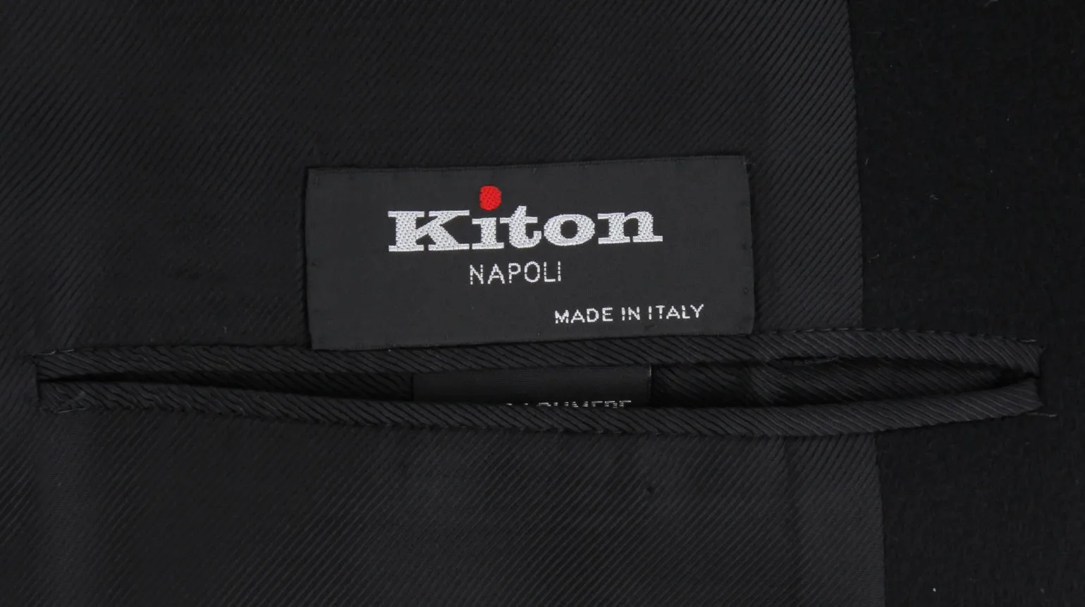 Kiton Black Coat