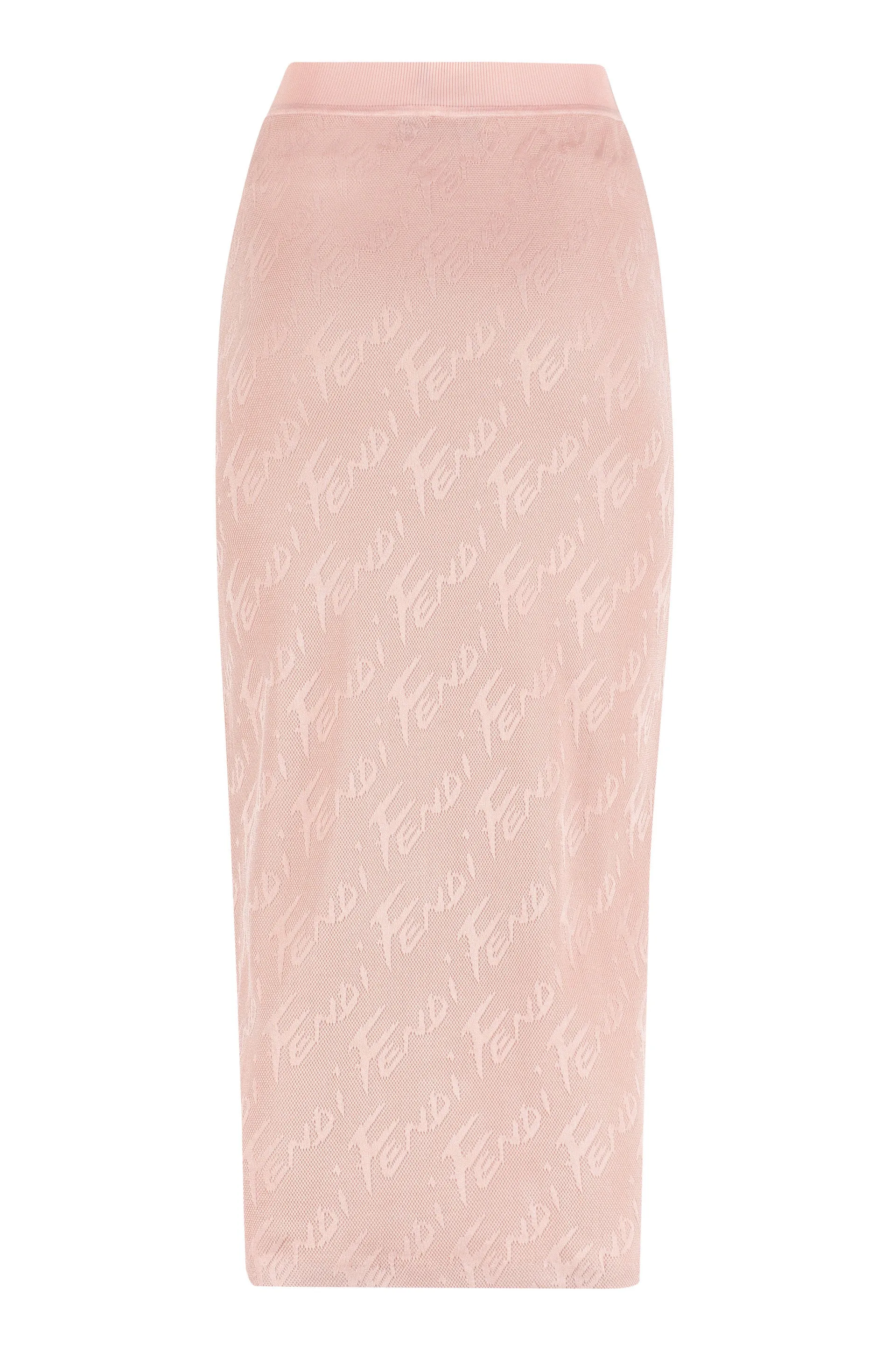 Knit pencil skirt