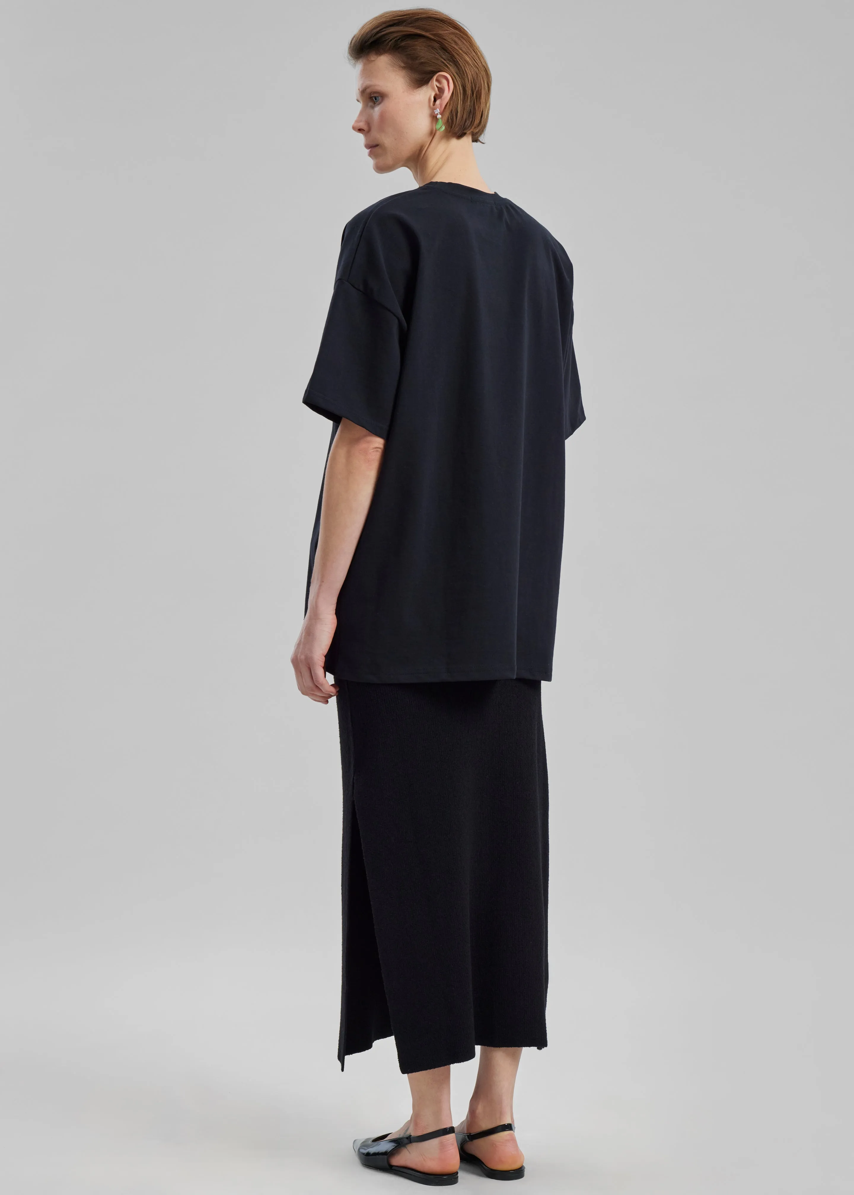 Loulou Studio Aalis Skirt - Black