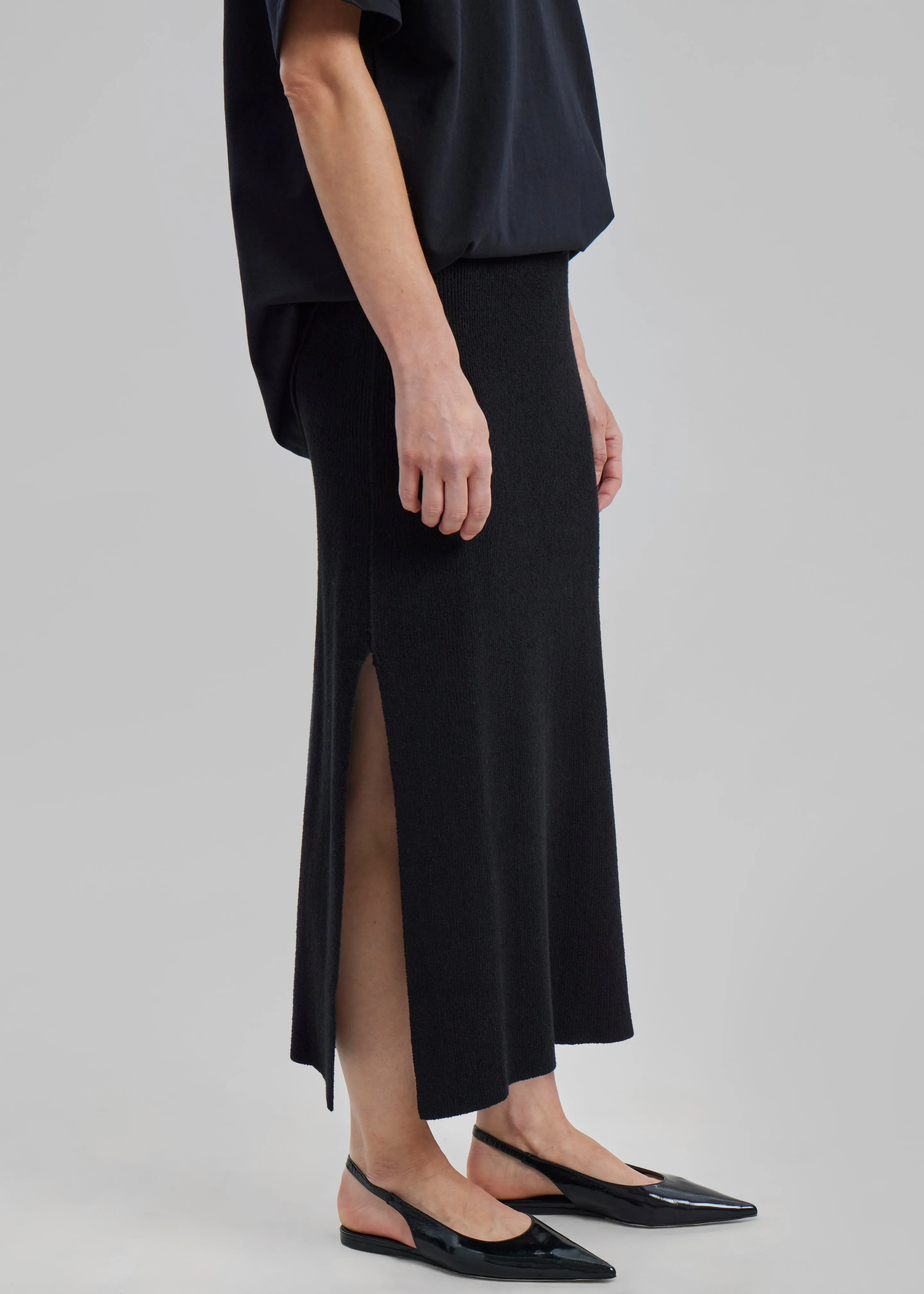 Loulou Studio Aalis Skirt - Black