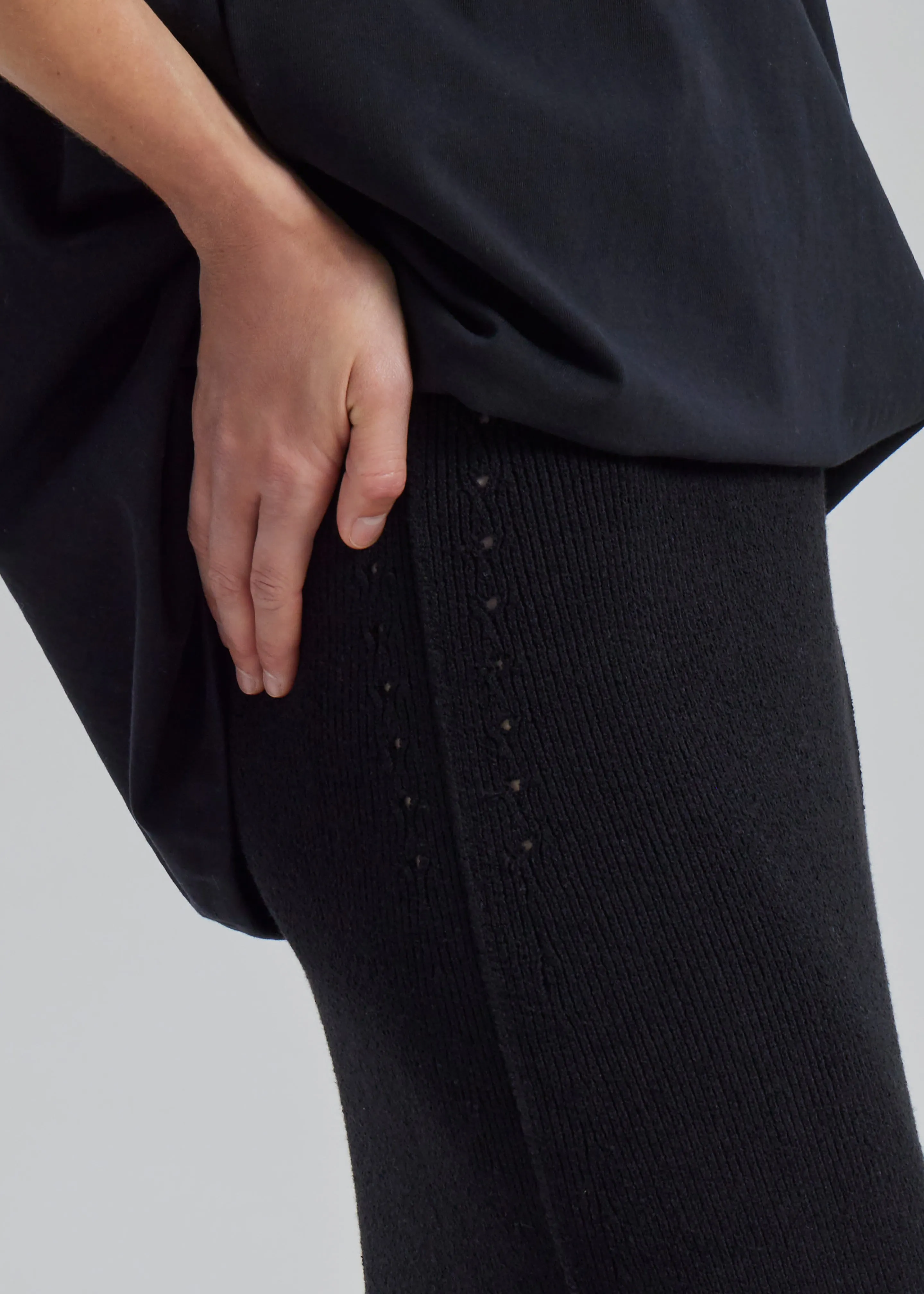 Loulou Studio Aalis Skirt - Black
