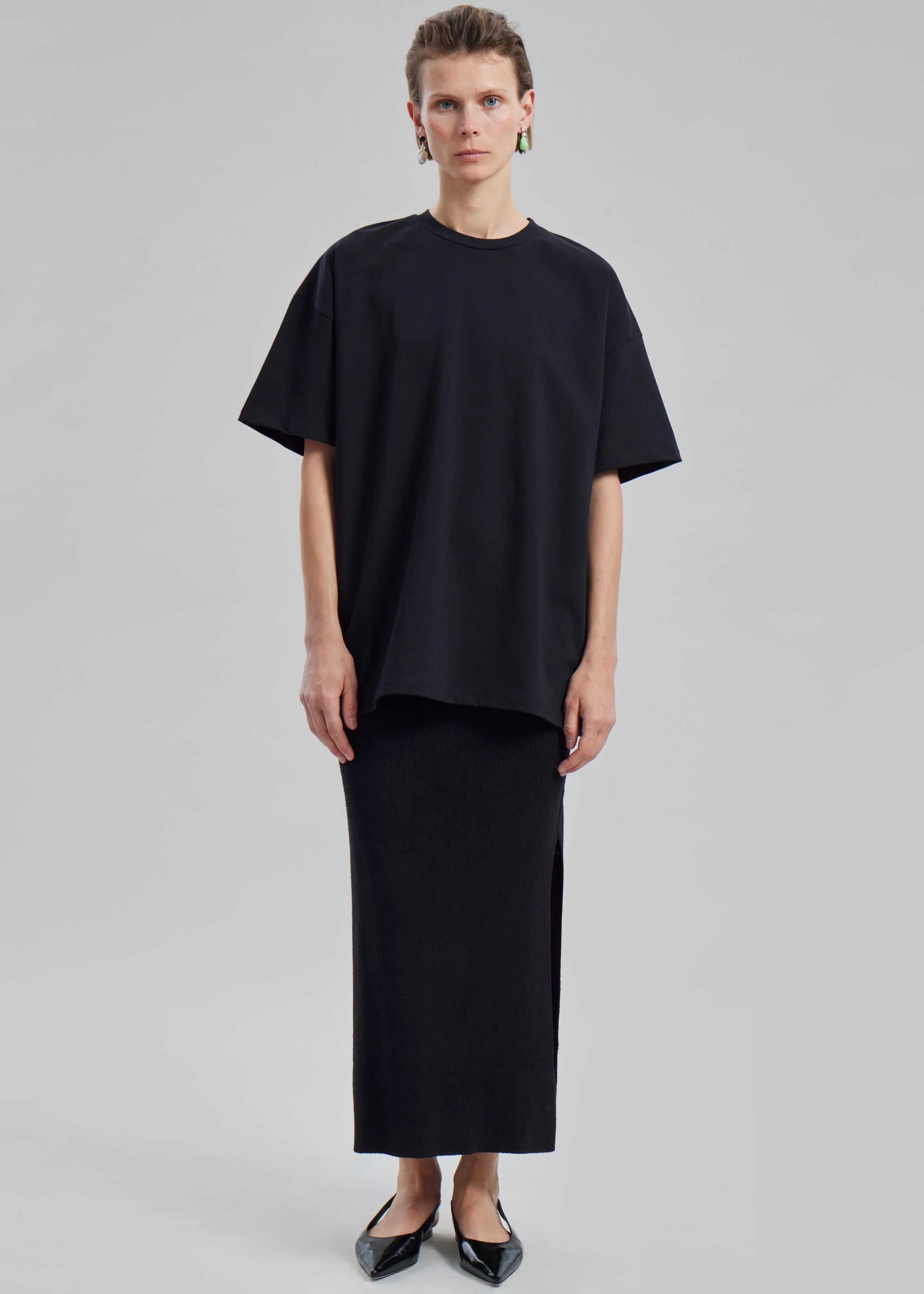 Loulou Studio Aalis Skirt - Black