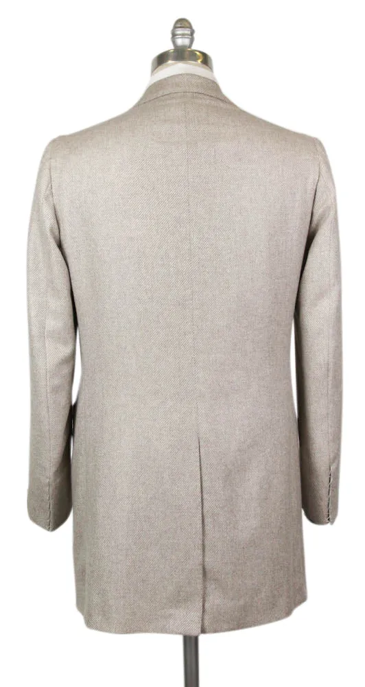 Luigi Borrelli Light Brown Coat - 40 US / 50 EU