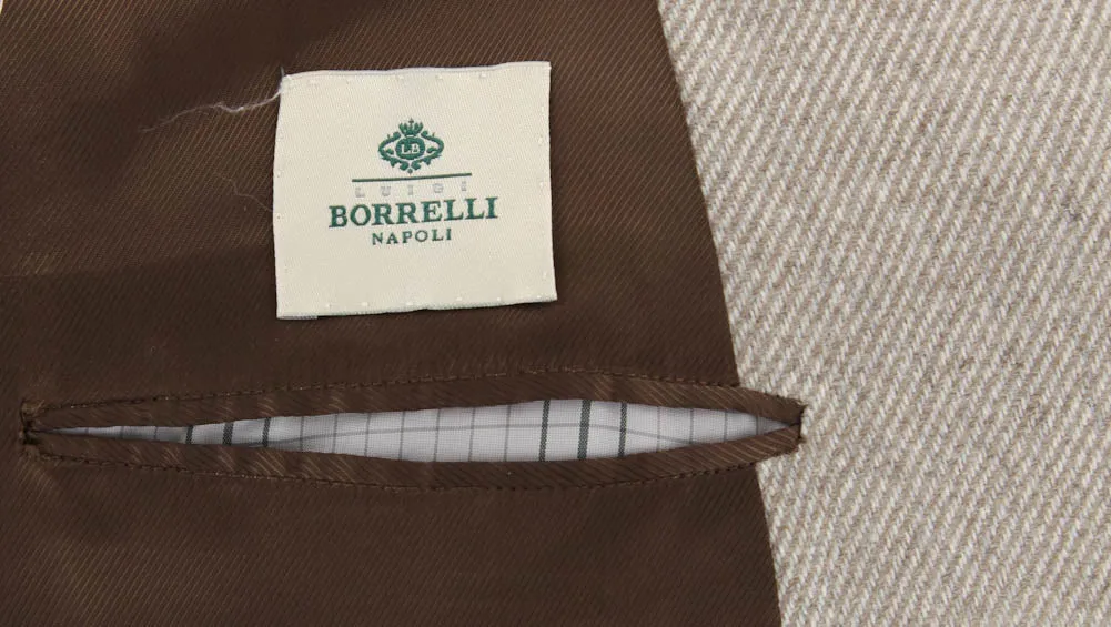 Luigi Borrelli Light Brown Coat - 40 US / 50 EU