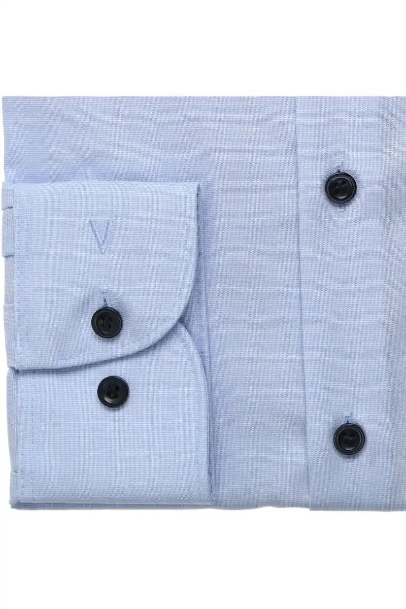 Marvelis Men's Body Fit (Slim Fit) Dress Shirt 7502/54/13 Blue