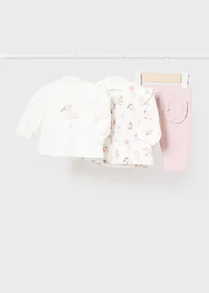 Mayoral 2610 Spanish Blush Pink Three Piece Tracksuit In Stock Now