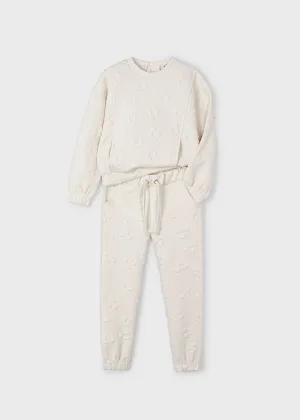 Mayoral 4891 Padded Flower Tracksuit In Stock Now
