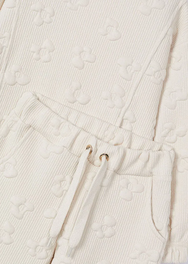 Mayoral 4891 Padded Flower Tracksuit In Stock Now