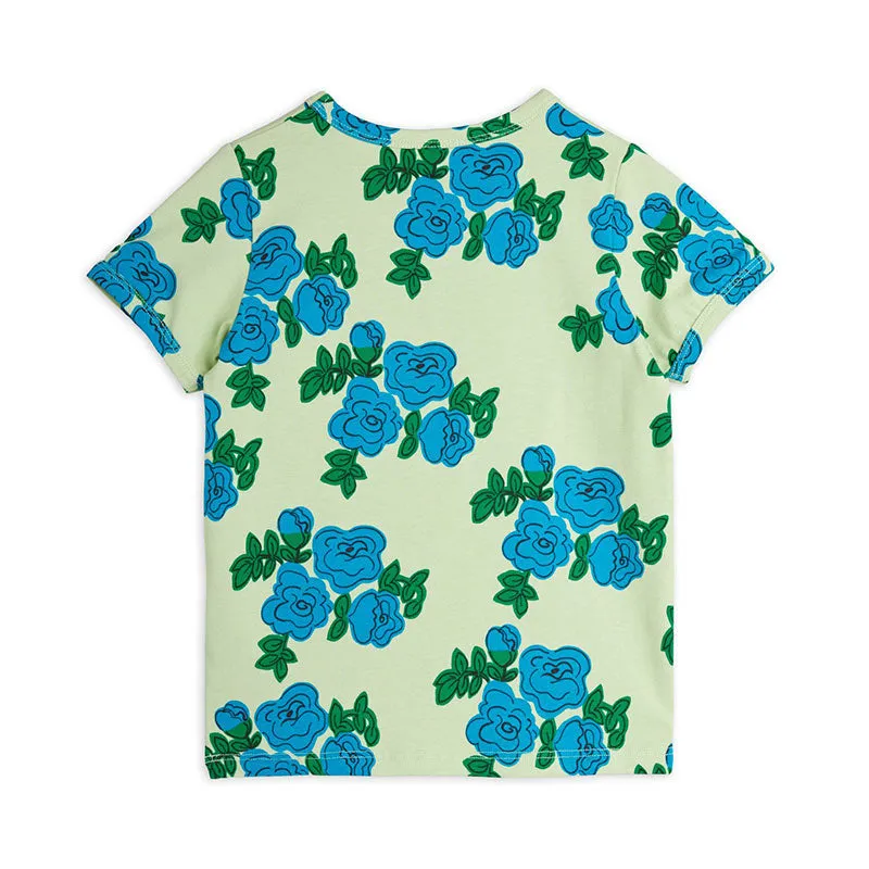 Mini Rodini - Blue Roses T-shirt