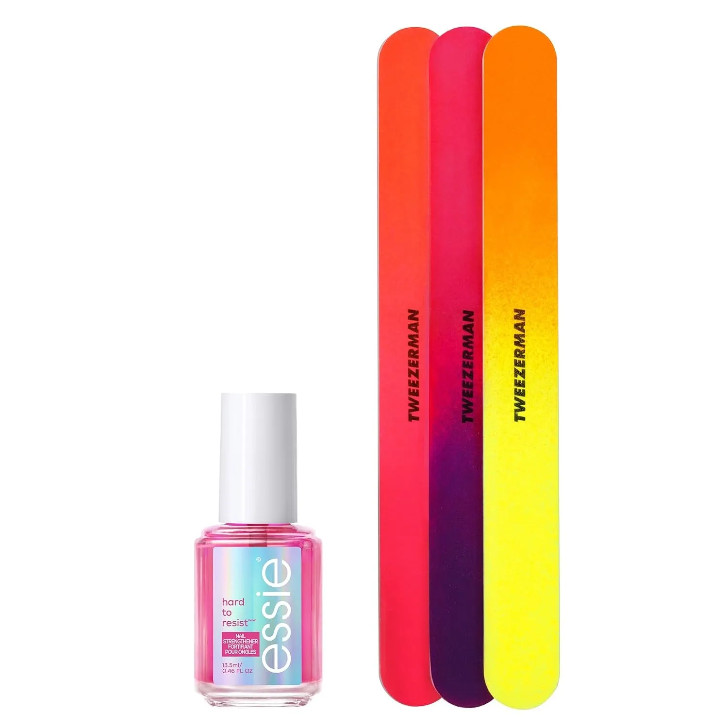 Nail Care, 8-Free Vegan, Hard to Resist Nail Strengthener, Glow and Shine, Pink Tint, 0.46 Fl Oz