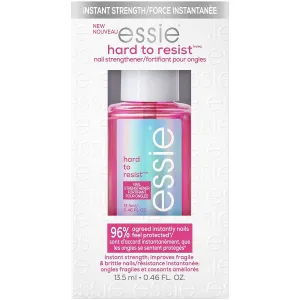 Nail Care, 8-Free Vegan, Hard to Resist Nail Strengthener, Glow and Shine, Pink Tint, 0.46 Fl Oz