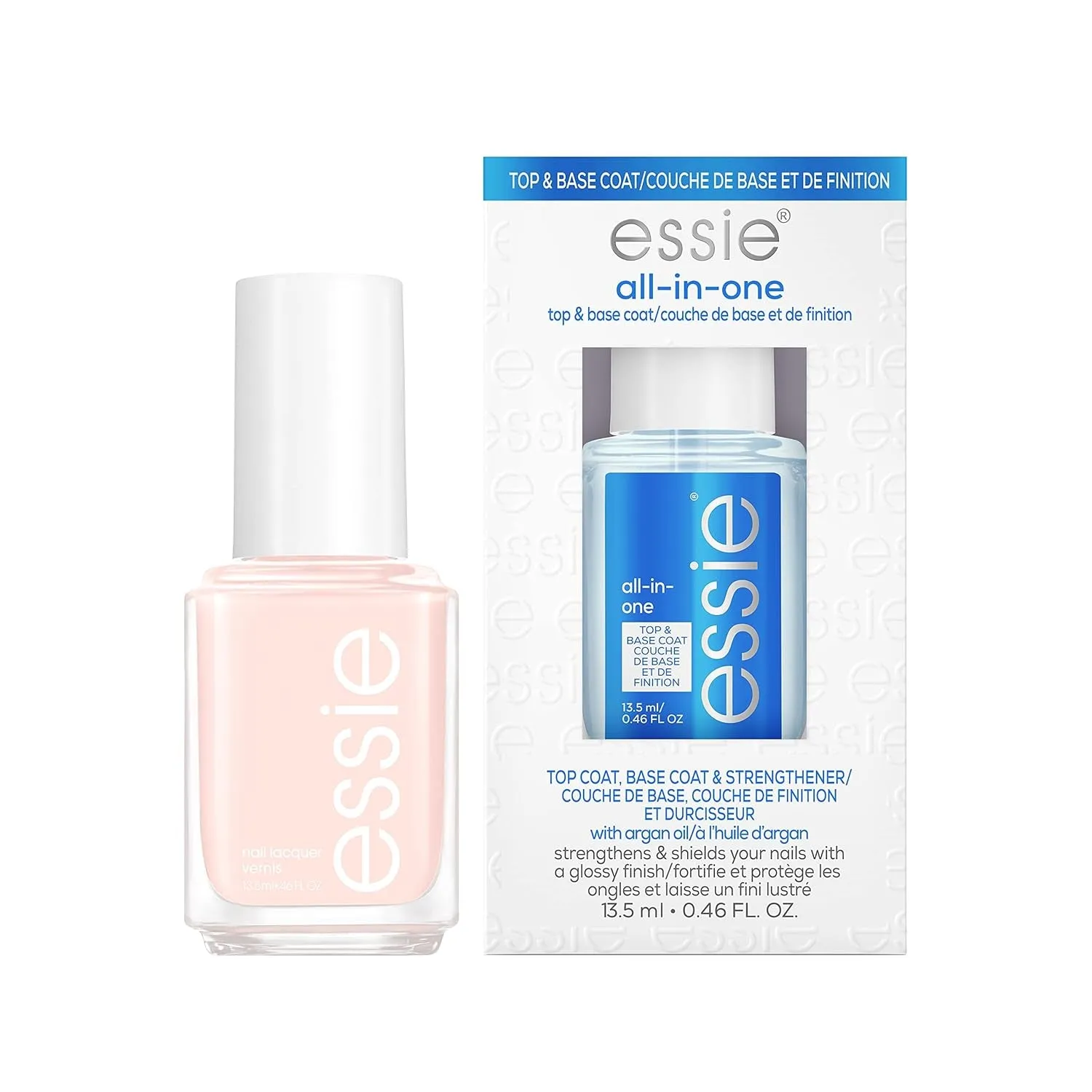 Nail Care, 8-Free Vegan, Hard to Resist Nail Strengthener, Glow and Shine, Pink Tint, 0.46 Fl Oz