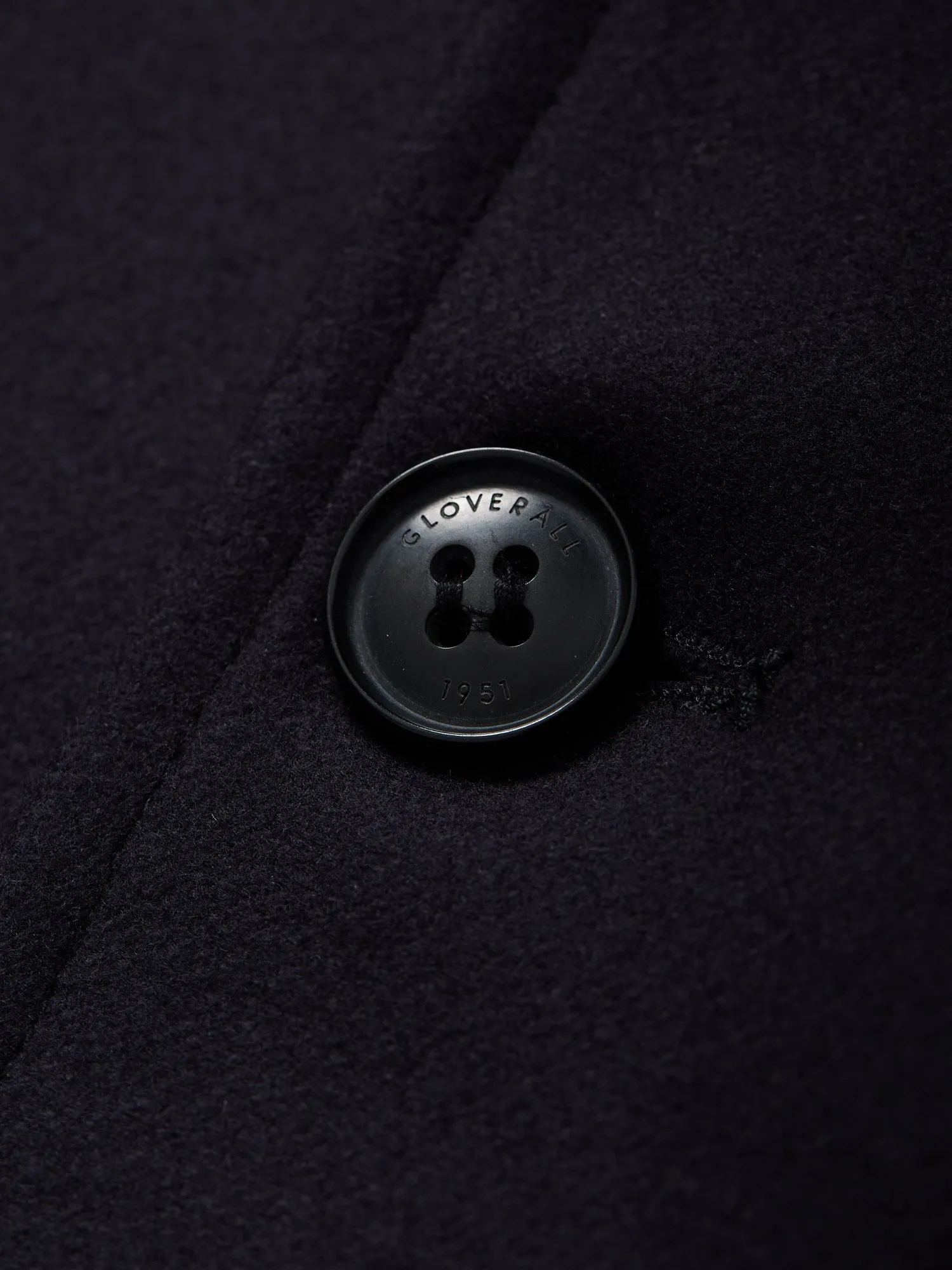 Raglan Chesterfield Coat Navy