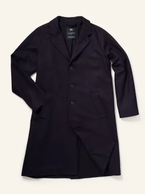 Raglan Chesterfield Coat Navy
