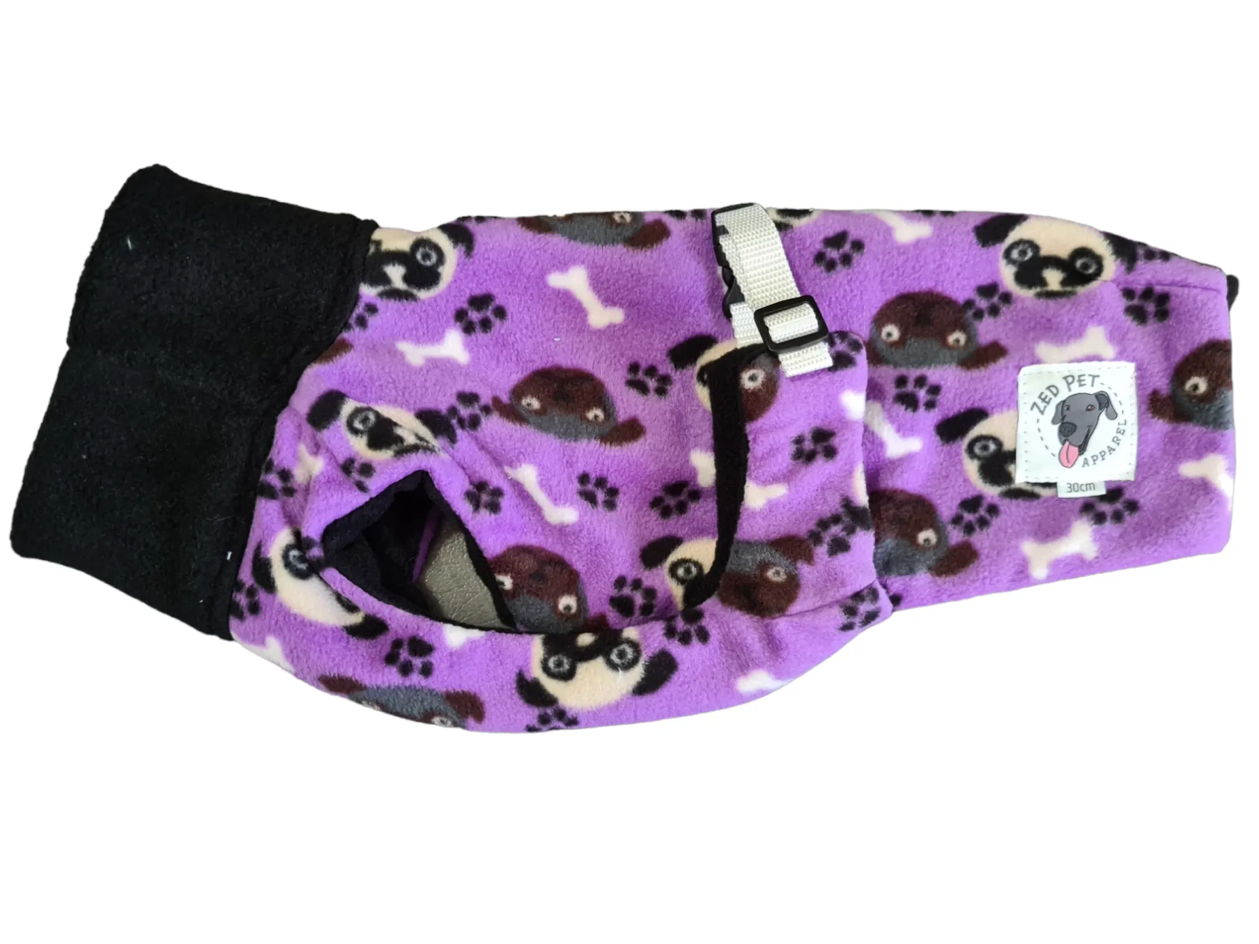 Ready Made Chest Plate Style Dog Coat - XS (30 & 35cm)