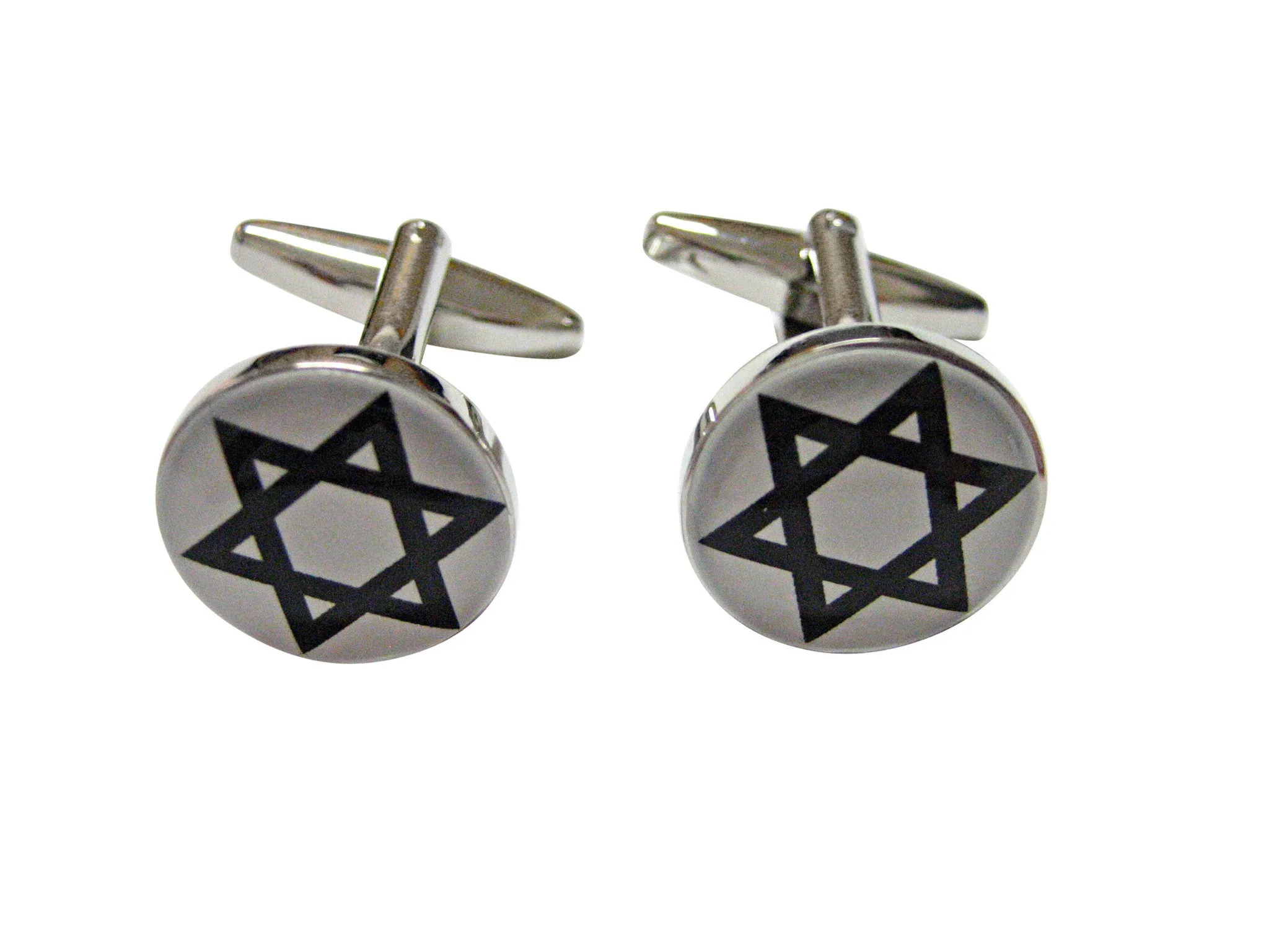 Religious Star of David Pendant Cufflinks