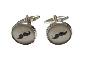 Retro Hipster Mustache Cufflinks