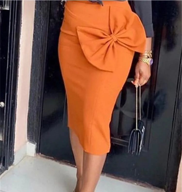 Schoensten Elegant High Waist Bodycon Skirt