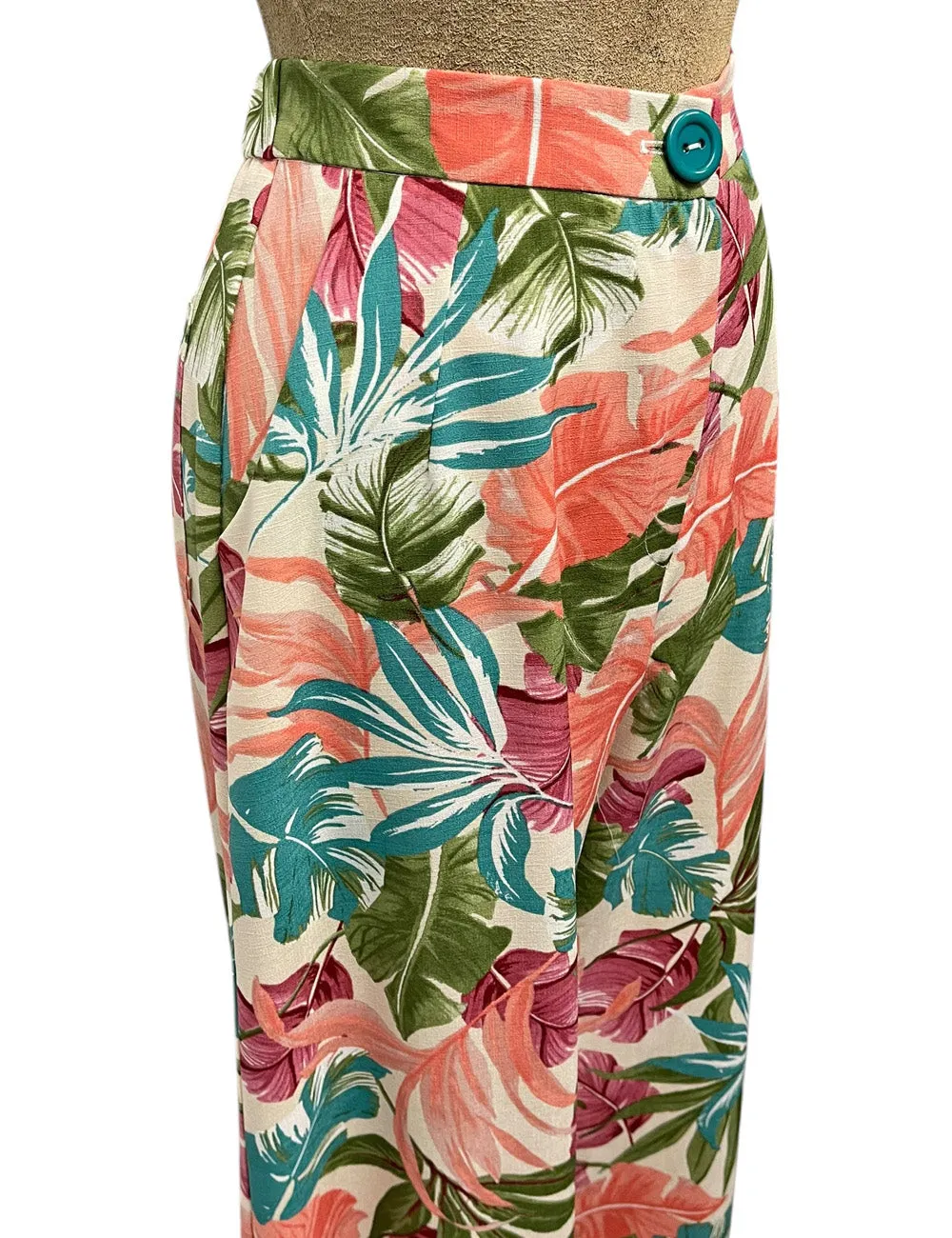 Scout Miami Tropics Linen 1940s Trail Trouser Pant