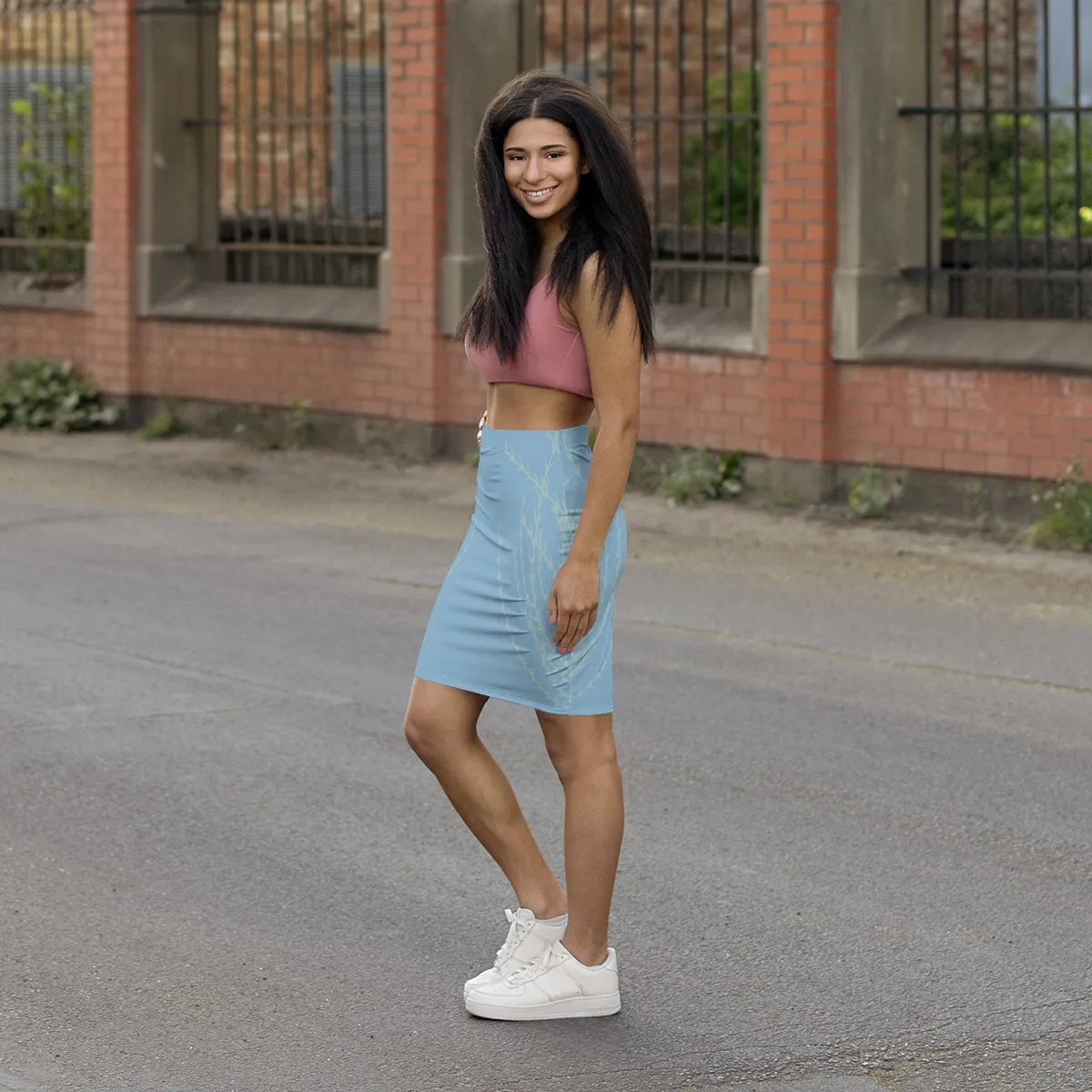 Sea Grass Women's Mini Skirt