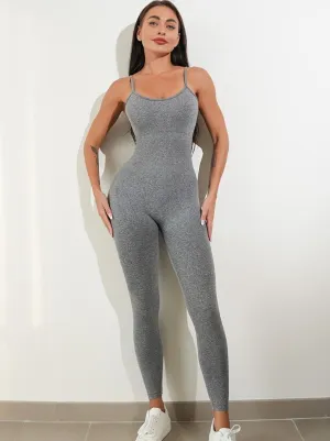 Spaghetti Strap One-Piece Unitard Jumpsuit