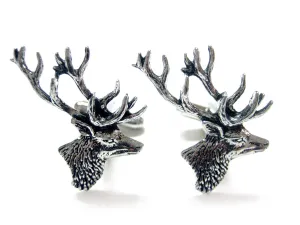 Stag Deer Head Cufflinks