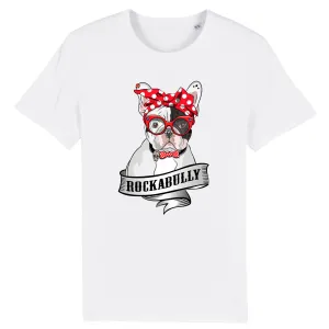 T-Shirt- BIO- FRENCH BULLY ROCKERBULLY- Herren