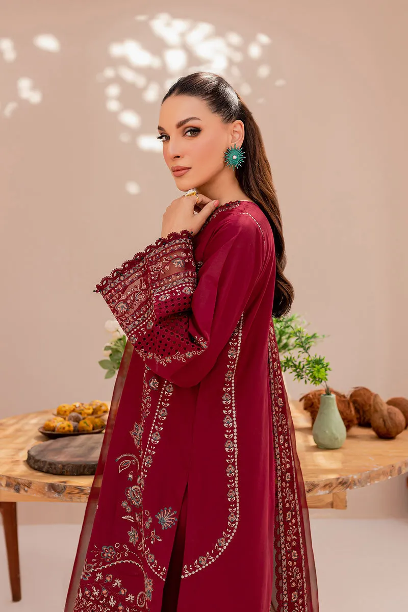 Traditional Maroon Embroidered Salwar Kameez Dupatta Salwar Suit