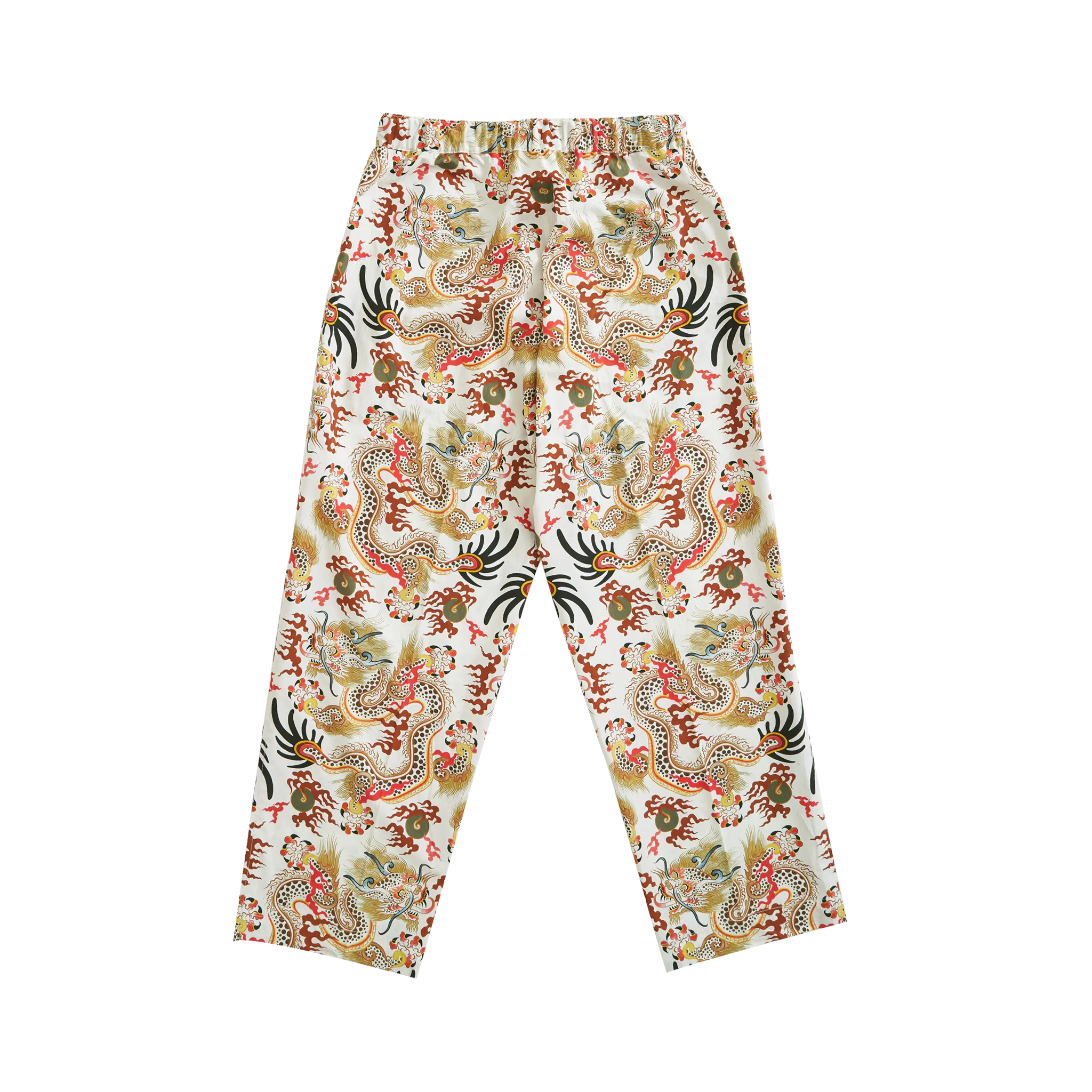 [UNISEX] TOMAS TOMAS X LOCO MOSQUITO 108 DRAGONS OFF-WHITE BELTED TROUSERS