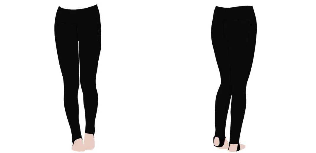 WOMEN&#39;S CUSTOM SNORKEL STIRRUP SWIM LEGGING