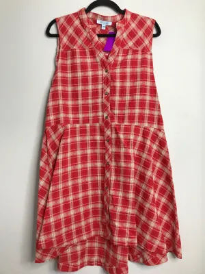 Womens Size Med Misses Red She & Sky Dress