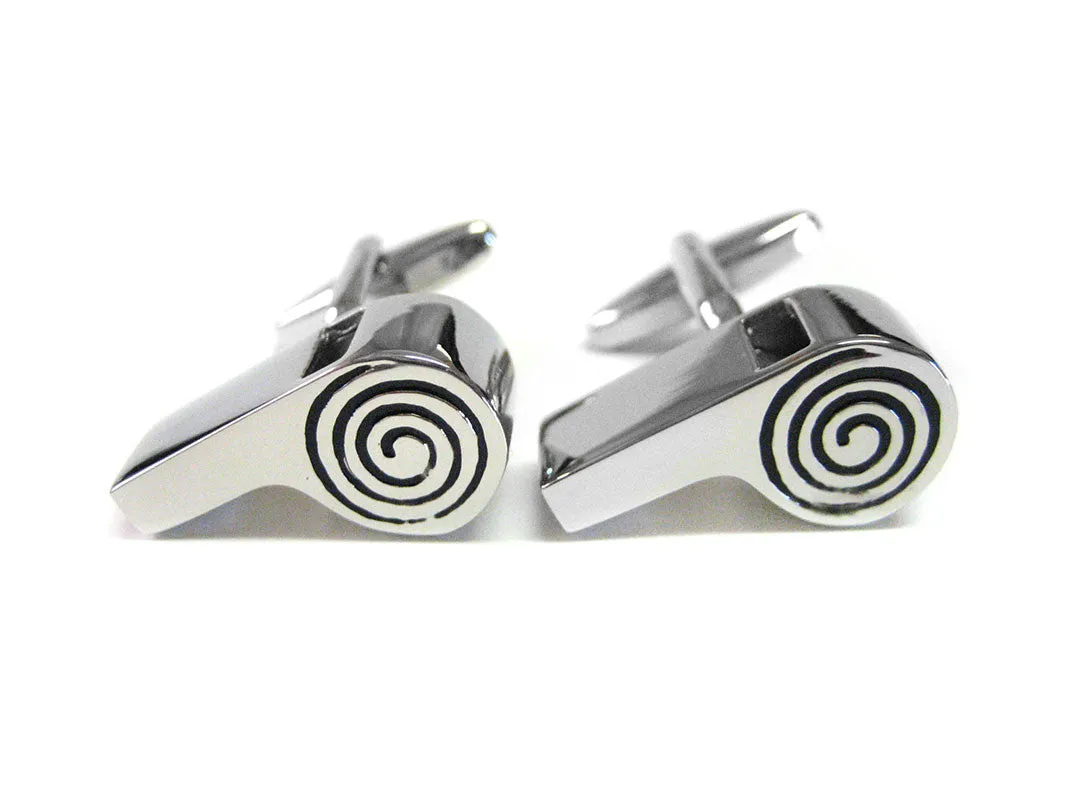 Working Whistle Cufflinks